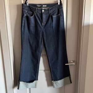 Torrid Dark Blue Wide Leg Jeans
